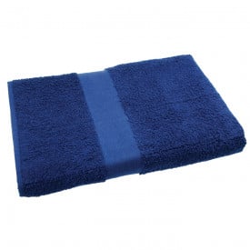 Badhanddoek Hotelkwaliteit-Marineblauw, #263266-Borduring