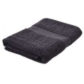 Badhanddoek Original-Borduring-Donkergrijs, #585858