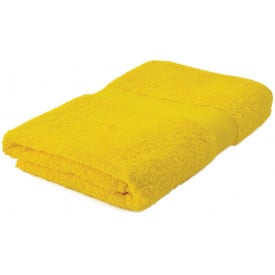 Badhanddoek Original-Borduring-Geel, #e9df0e
