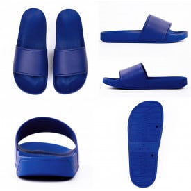 Badslipper met FC print-Donkerblauw