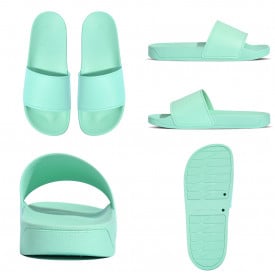 Badslipper met FC print-Mint
