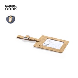 Dastin Bagage Label - Kurk - 6.4x0.4x9.5cm