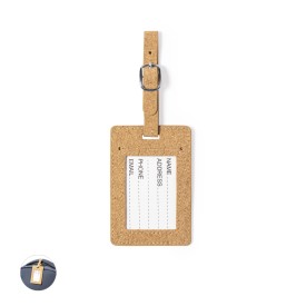 Dastin Bagage Label - Kurk - 6.4x0.4x9.5cm