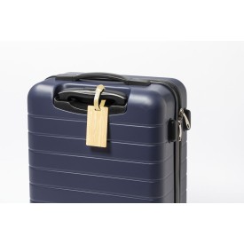 Elwes Bagage Label - Bamboe - 4.9x0.2x9cm