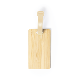Elwes Bagage Label - Bamboe - 4.9x0.2x9cm