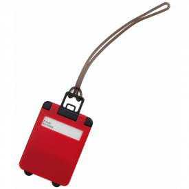 Bagagelabel Cloris-Rood