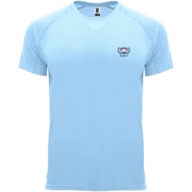 Bahrain sportshirt met korte mouwen voor kinderen-Hemelsblauw
