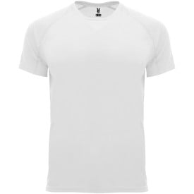 Bahrain sportshirt met korte mouwen voor kinderen-Wit
