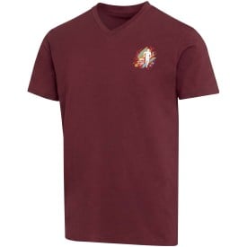 Balfour 200 g/m² unisex OCS organisch T-shirt met korte mouwen en V-hals
