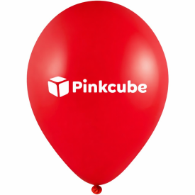 Bedrukte ballonnen in Qualityprint 85/95 cm-Rood