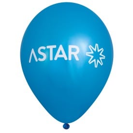 Ballonnen bedrukken metallic L-Donker blauw metallic