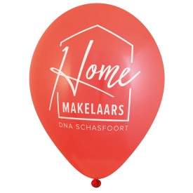 Ballonnen bedrukken metallic L-Rood metallic