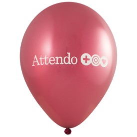 Ballonnen bedrukken metallic M-Burgundy metallic