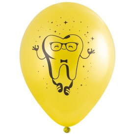 Ballonnen bedrukken metallic M-Geel metallic