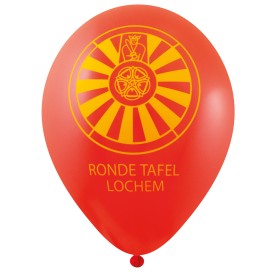 Ballonnen bedrukken metallic M-Rood metallic