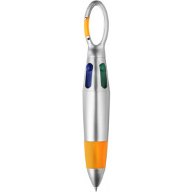 Balpen 4-in-1 4-kleurenschrijvend-Oranje-Zonder opdruk