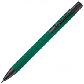 Balpen Alicante Rubberised-Donker groen / zwart