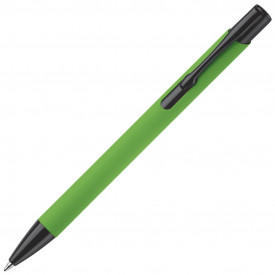 Balpen Alicante Rubberised-Licht groen / zwart
