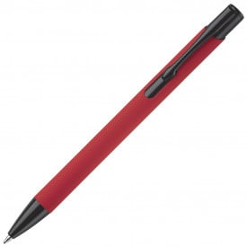 Balpen Alicante Rubberised-Rood / zwart