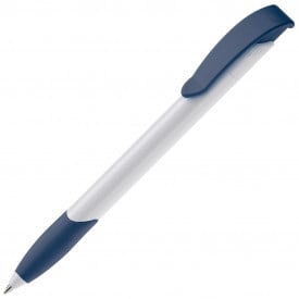 Balpen Apollo Hardcolour-Wit / donker blauw