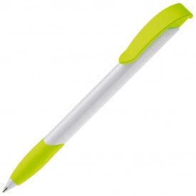 Balpen Apollo Hardcolour-Wit / licht groen