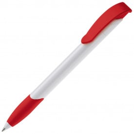 Balpen Apollo Hardcolour-Wit / rood