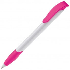 Balpen Apollo Hardcolour-Wit / roze