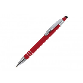 Balpen Athene Metaal rubberised-Rood