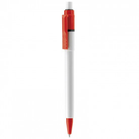 Balpen Baron full color-Wit / rood