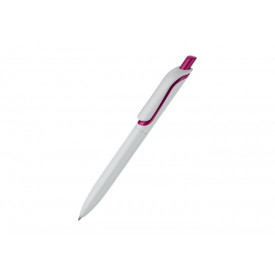 Balpen Click shadow Made in Germany-Wit / d. roze