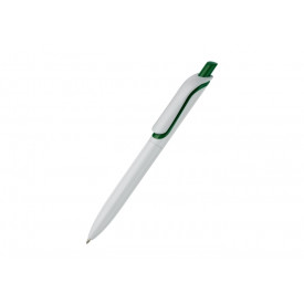 Balpen Click shadow Made in Germany-Wit / donker groen
