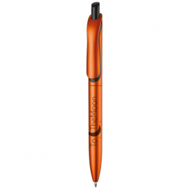 Click Shadow balpen - blauwe inkt - metallic