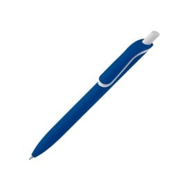 Balpen ClickShadow softtouch R-ABS-Donker blauw