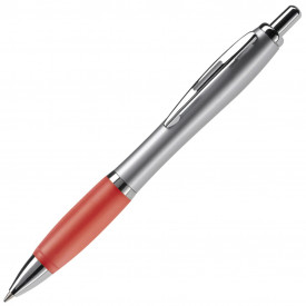 Balpen Hawai Silver-Zilver / rood