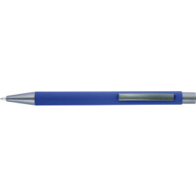 Balpen met rubberen toplaag-Blauw