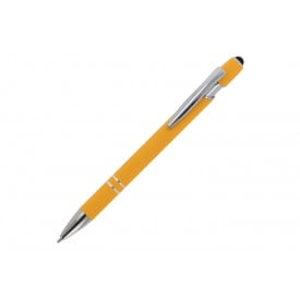 Balpen Paris Metaal rubberised-Geel