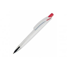 Balpen Riva hardcolour-Wit / rood