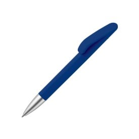 Balpen Slash soft touch R-ABS-Donker blauw