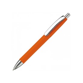 Texas balpen - kunststof - blauwe inkt - metalen clip - hard colour