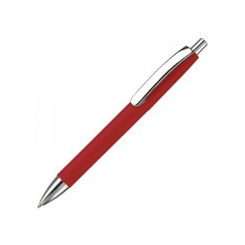 Texas balpen - kunststof - blauwe inkt - metalen clip - hard colour