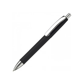 Texas balpen - kunststof - blauwe inkt - metalen clip - hard colour