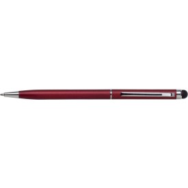 Irina stylus balpen - aluminium - blauwe inkt - metalen clip