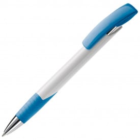 Balpen Zorro Hardcolor-Wit / licht blauw