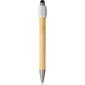 Bamboe balpen Fenn-Wit