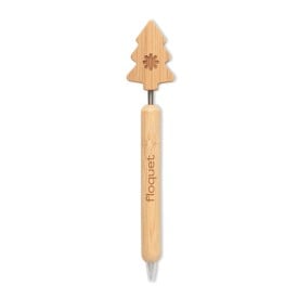 Bamboe balpen kerstboom detail