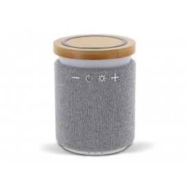 Bamboe draadloze speaker - 2 in 1 - draadloos oplaadstation