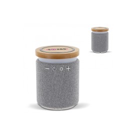 Bamboe draadloze speaker - 2 in 1 - draadloos oplaadstation