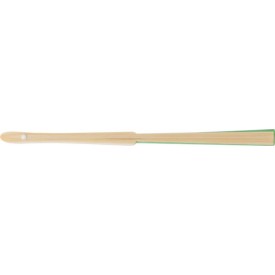 Elio handwaaier - bamboe met papieren stof - 36 x 21 cm