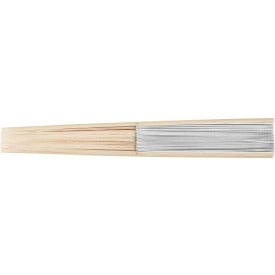 Bamboe handwaaier Elio-Wit