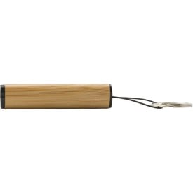 Bamboe mini-zaklamp met sleutelhanger Ilse